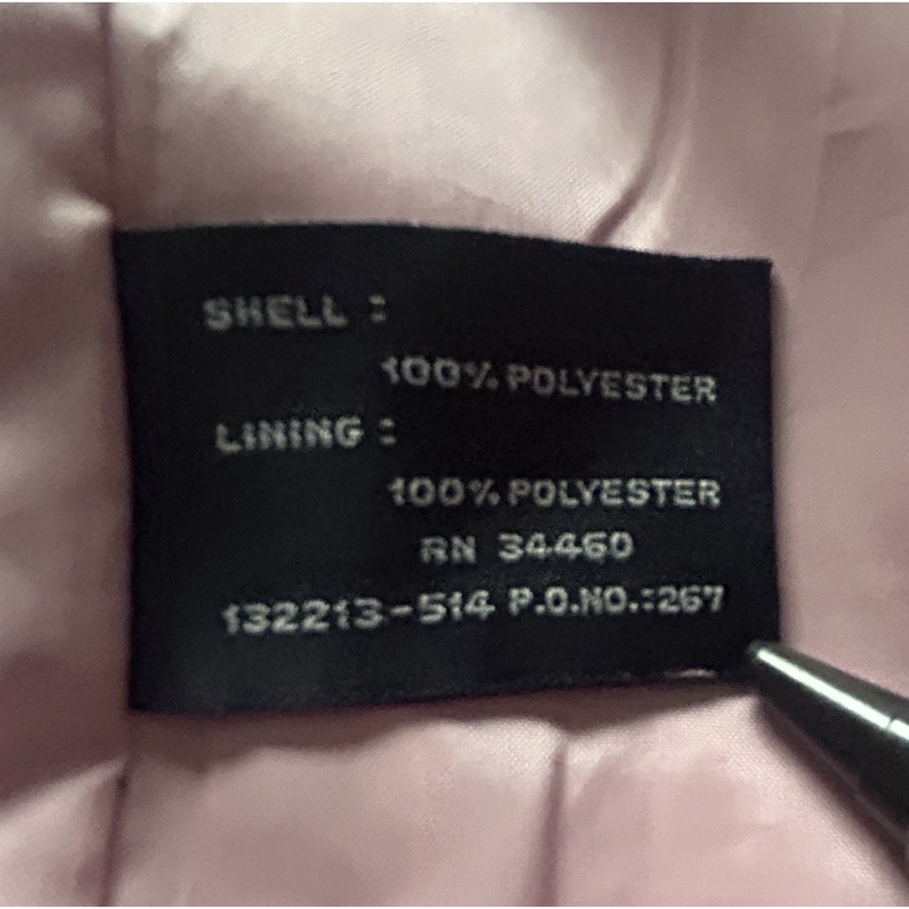 London Fog All Weather Suede Women's Small Pink Long Sleeve Jacket Quiet Luxury - Picture 5 of 9